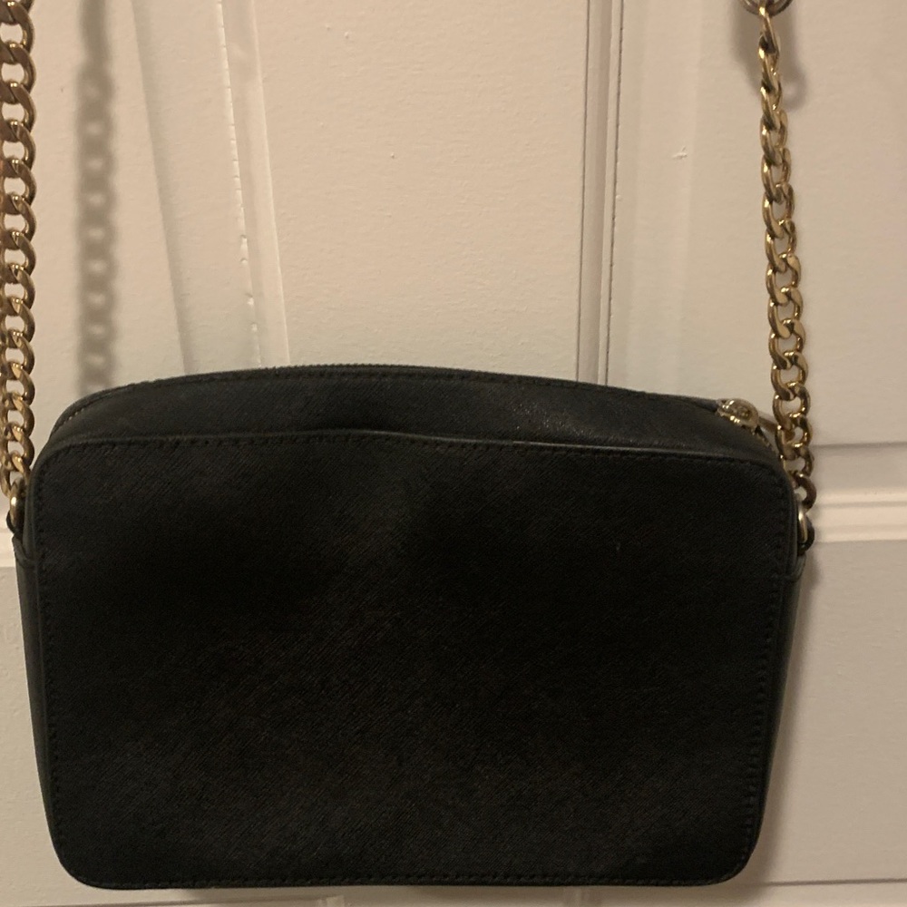 Michael Kors Black and Gold Crossbody Bag - Picture 5 of 6